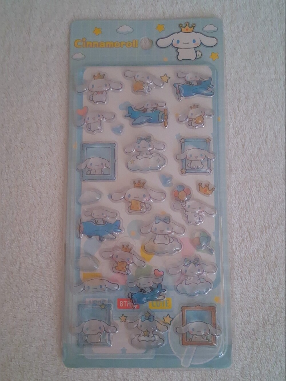 Cinnamoroll 3D Puffy Pvc Stickers